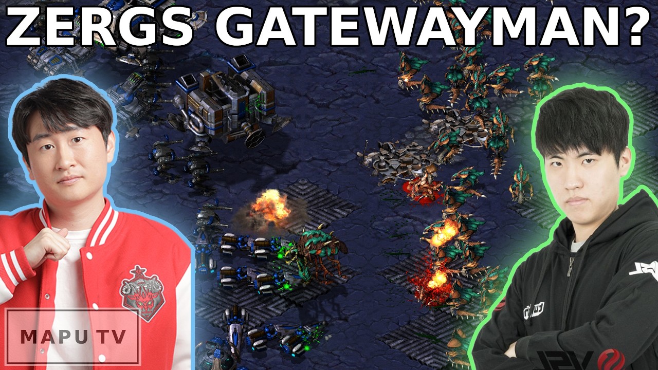 soO PLAYES THE ZERG GATEWAYMAN STYLE? Ample vs soO (StarCraft BW)