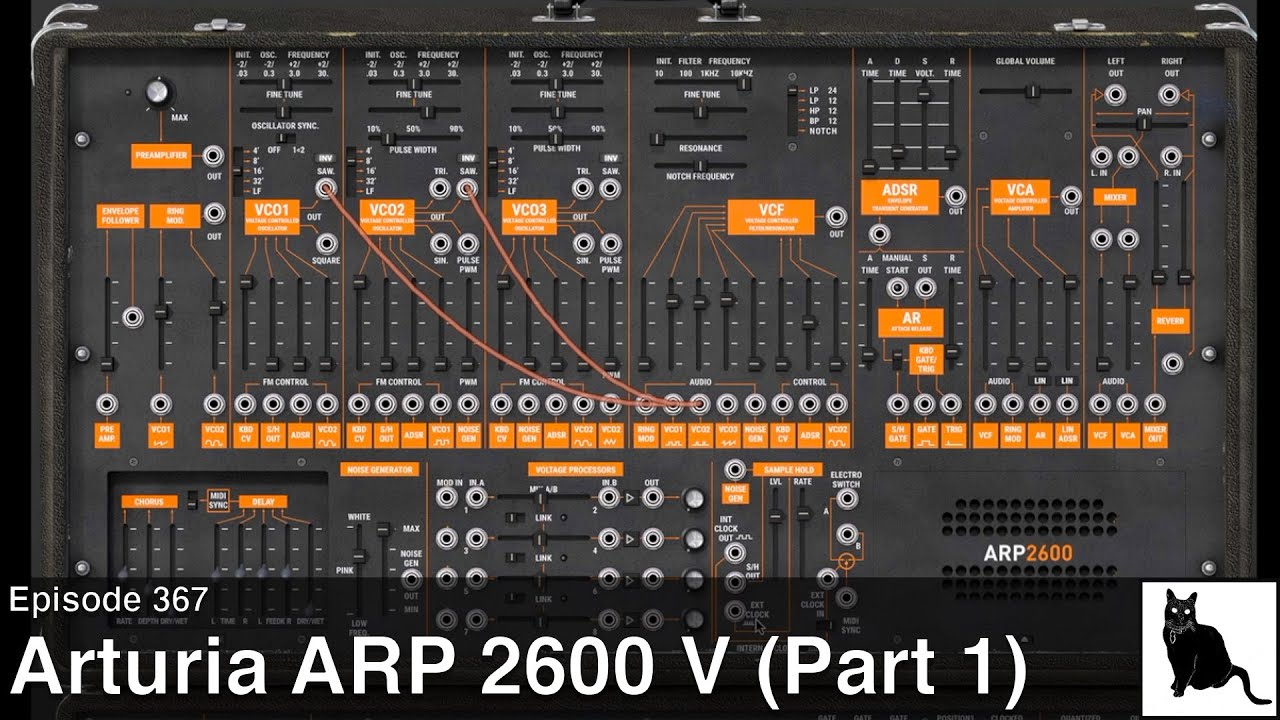 Arturia ARP 2600 V: подробная демонстрация и руководство (часть 1)