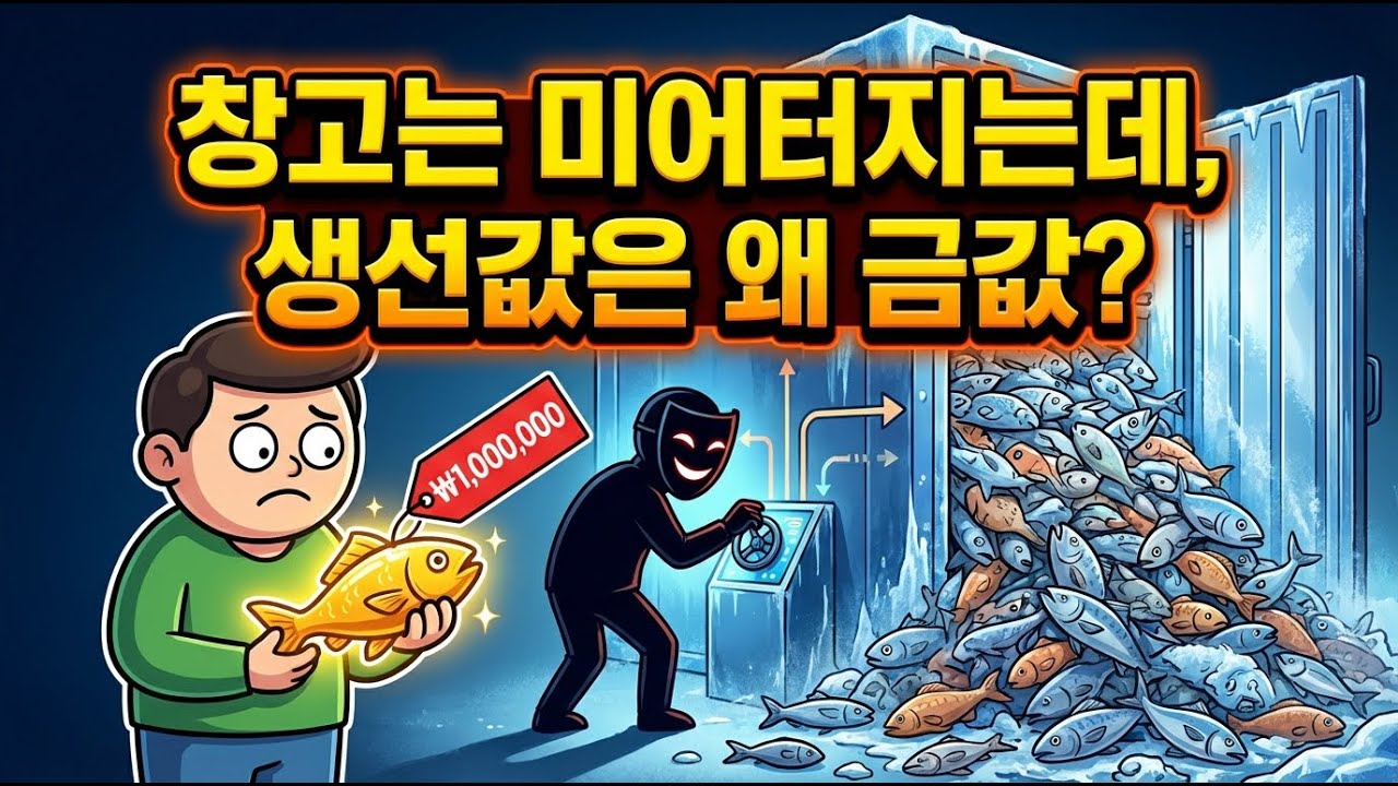 냉동창고 가득한데 생선값 폭등? 충격적인 유통의 민낯