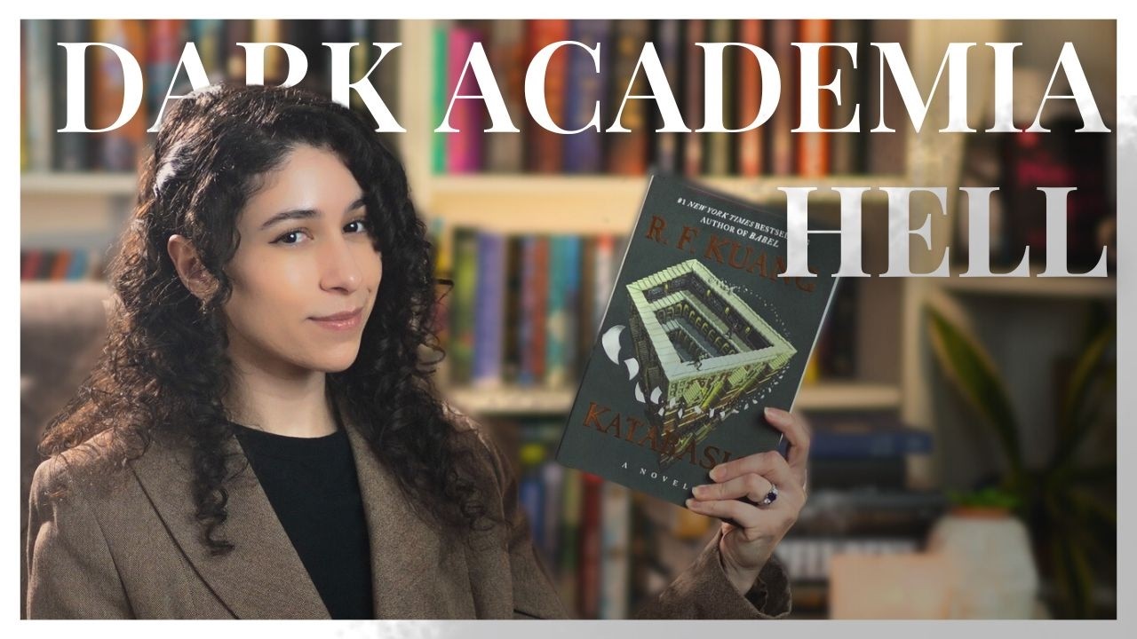 katabasis book review | the dark side of academia 🖤📖