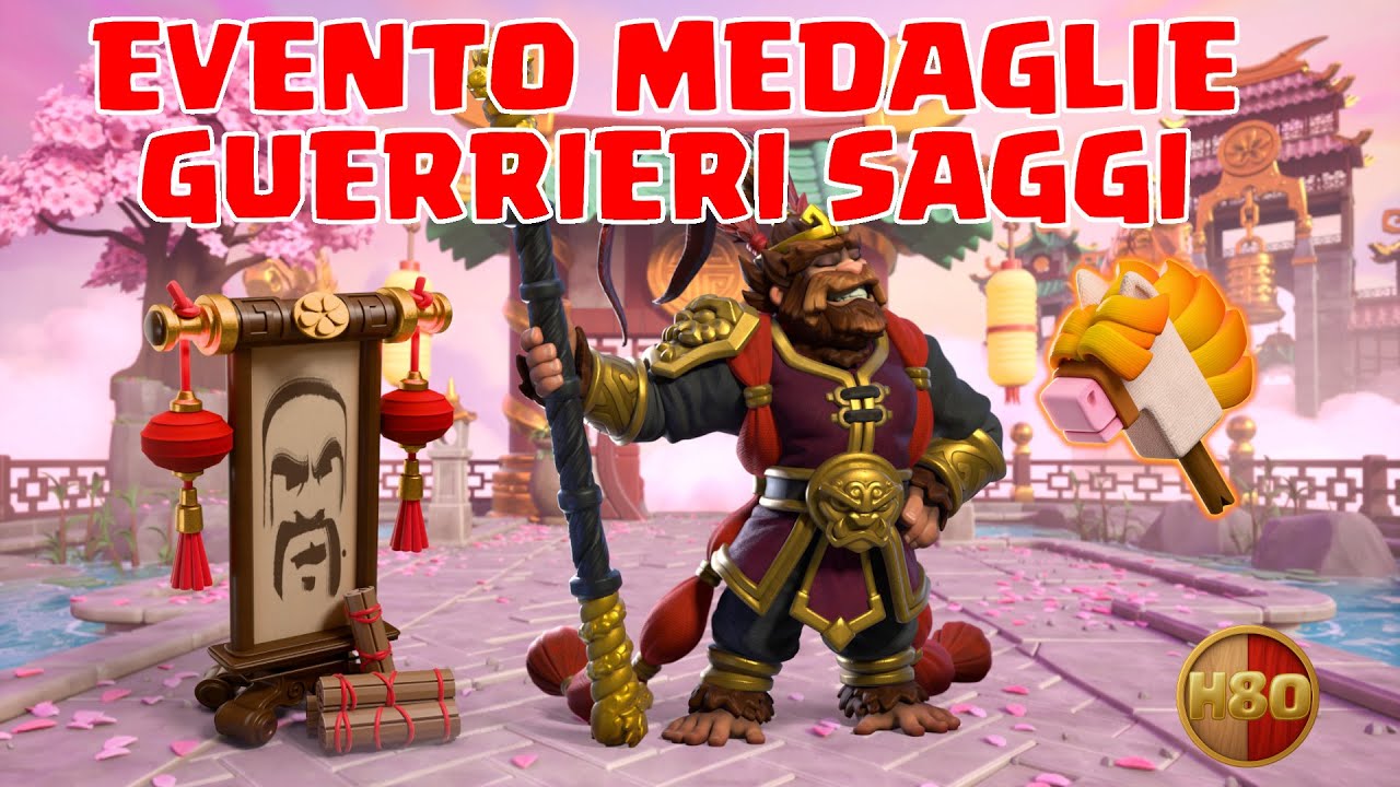 EVENTO MEDAGLIE GUERRIERI SAGGI -Clash of Clans- E456