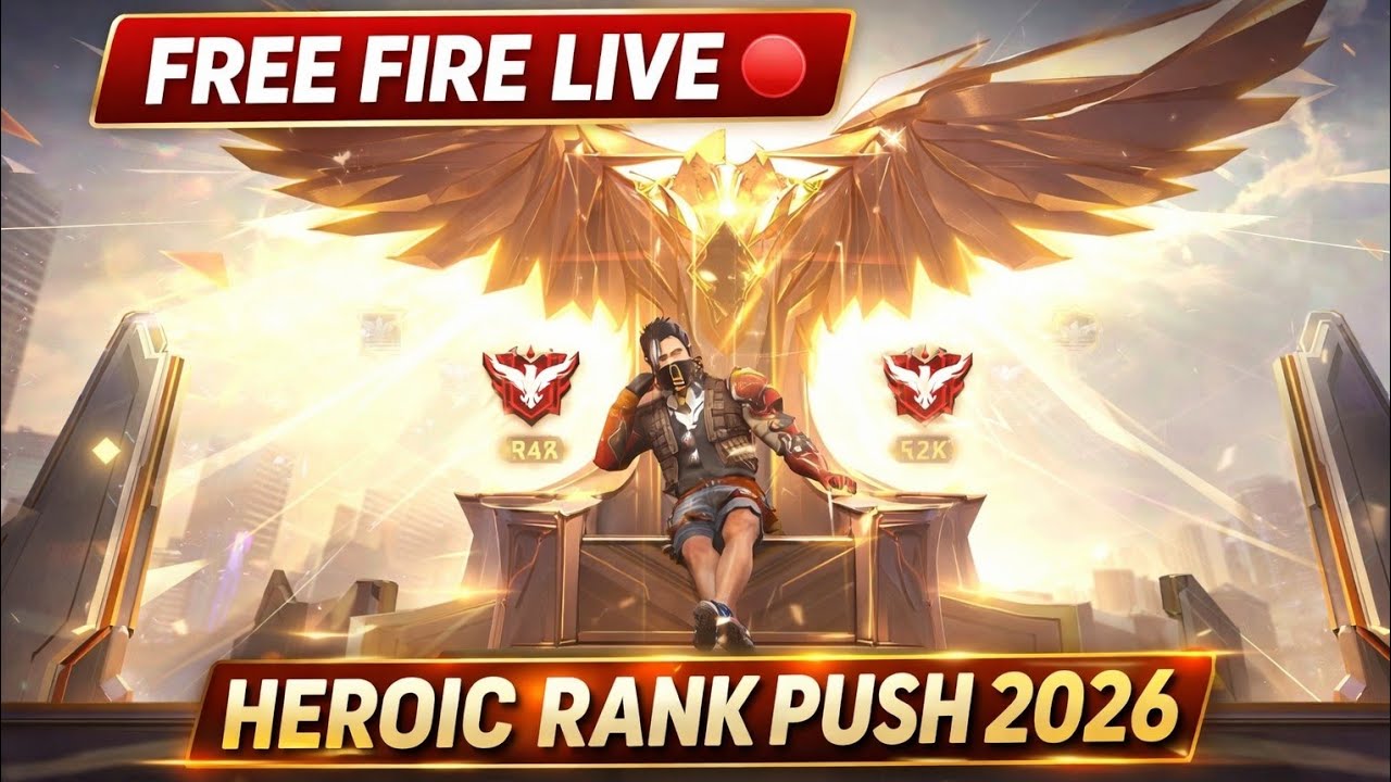 RG RITIK IS LIVE 🔴 | Free Fire Rank Push 2026 🔥