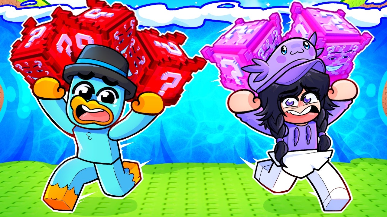Carrera de LUCKY BLOCKS en Escapa del Tsunami Por Brainrots!