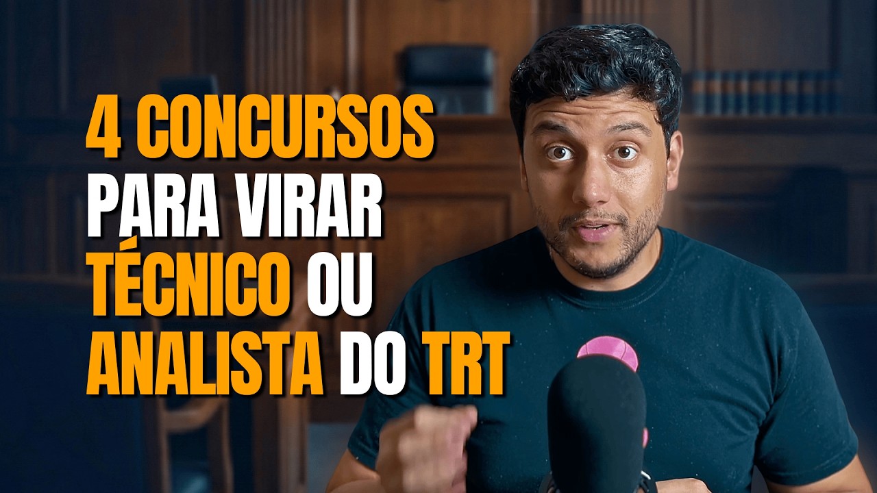 TRT É O MELHOR CONCURSO DE 2026 - TRT RS, TRT MG, TRT PI, TRT MT