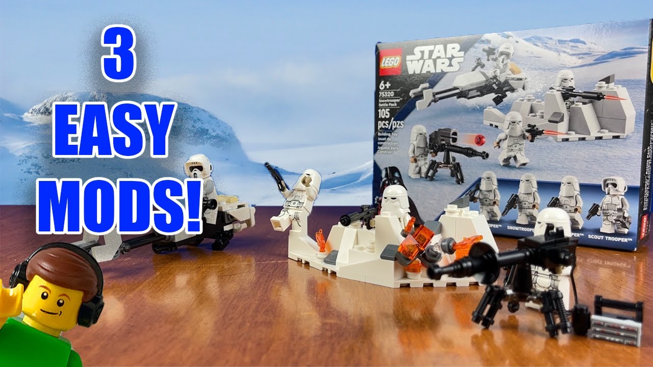 How to Mod the Snowtrooper Battle Pack (75320) | Lego Star Wars