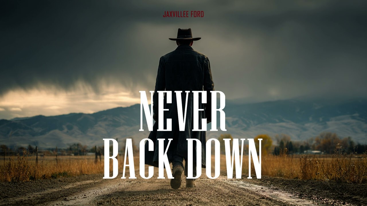 Jaxville Ford - Never Back Down (Official Lyrics Video)