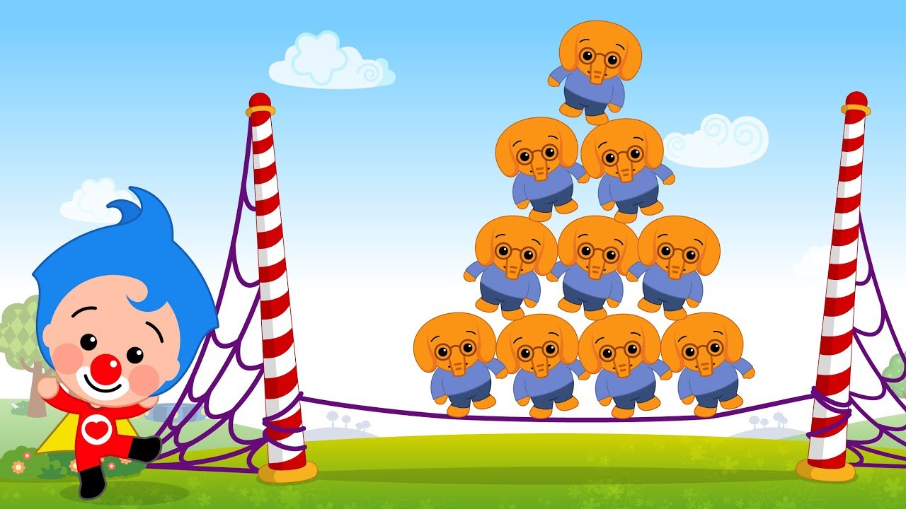 Um Elefante Que Balançava 🐘 | Música Infantil | Um Herói do Coração