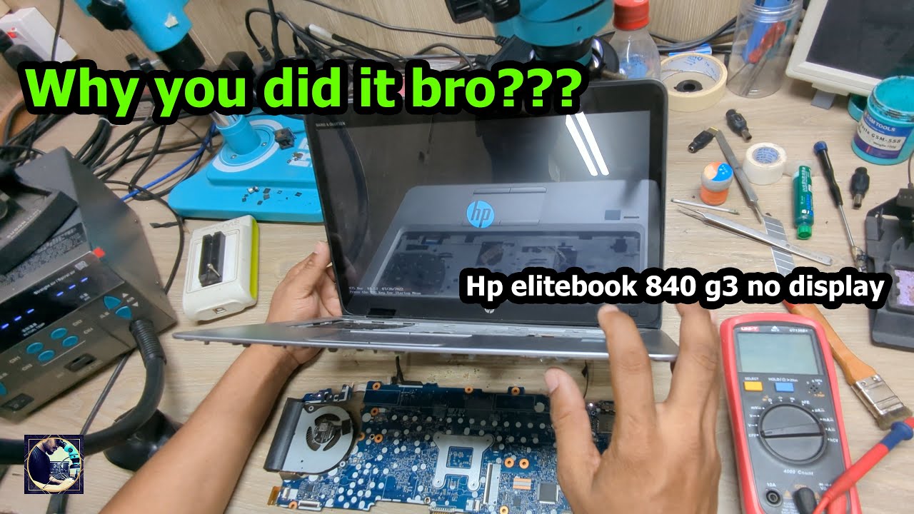 Ноутбук HP Elitebook 840 G3, дисплей не отремонтирован!! | нет внутреннего дисплея, внешний в пор...