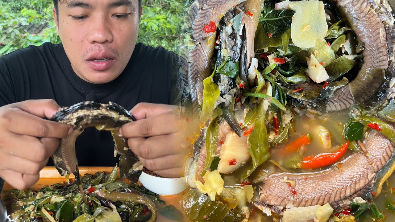 ຕົ້ມຊົ້ວອ່ຽນ-ต้มส้มเปดปาไหล#laofood #อาหานลาวใต้ 🇱🇦🇱🇦