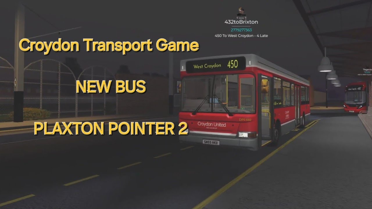 Croydon Transport Game | NEW BUS | PLAXTON POINTER 2 | Thornton Heath - West Croydon 