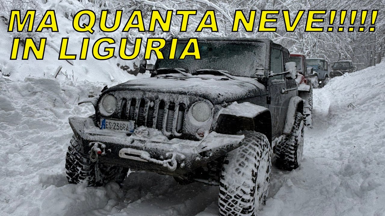 4x4 - Nevicata epica in Liguria... - 4K