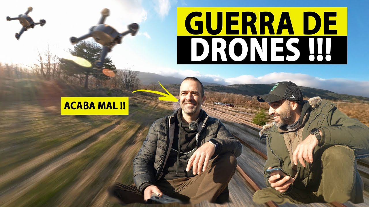 ENFRENTAMOS nuestros DJI FPV a MUERTE!. [Y Acaba MAL!]