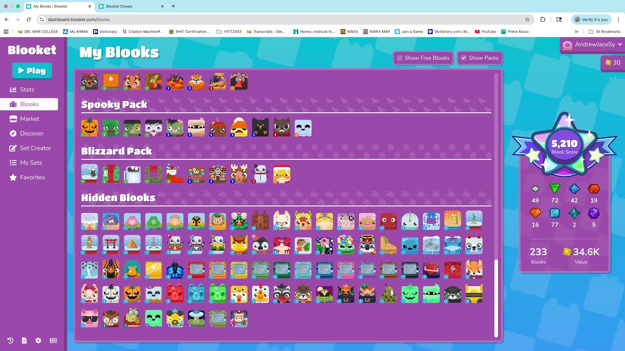 All Blooks in Blooket (AS OF SEPTEMBER 2025)