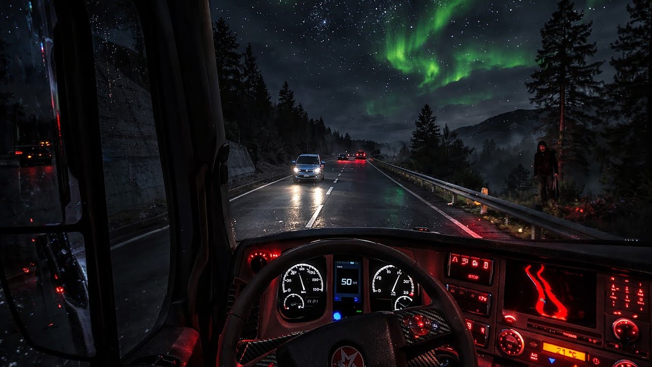 Night driving truckers of europe 3
