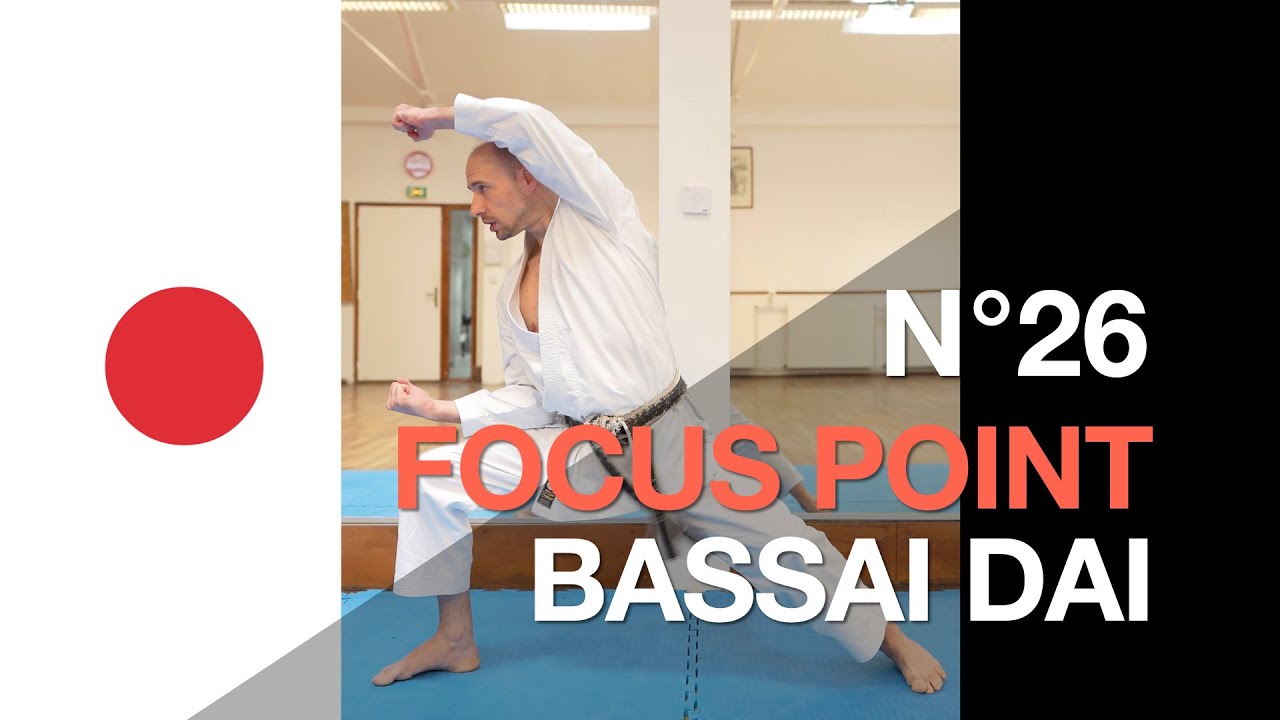 JKA karaté training : FOCUS POINT BASSAI DAI SHOTOKAN KARATE DO vidéo n°26