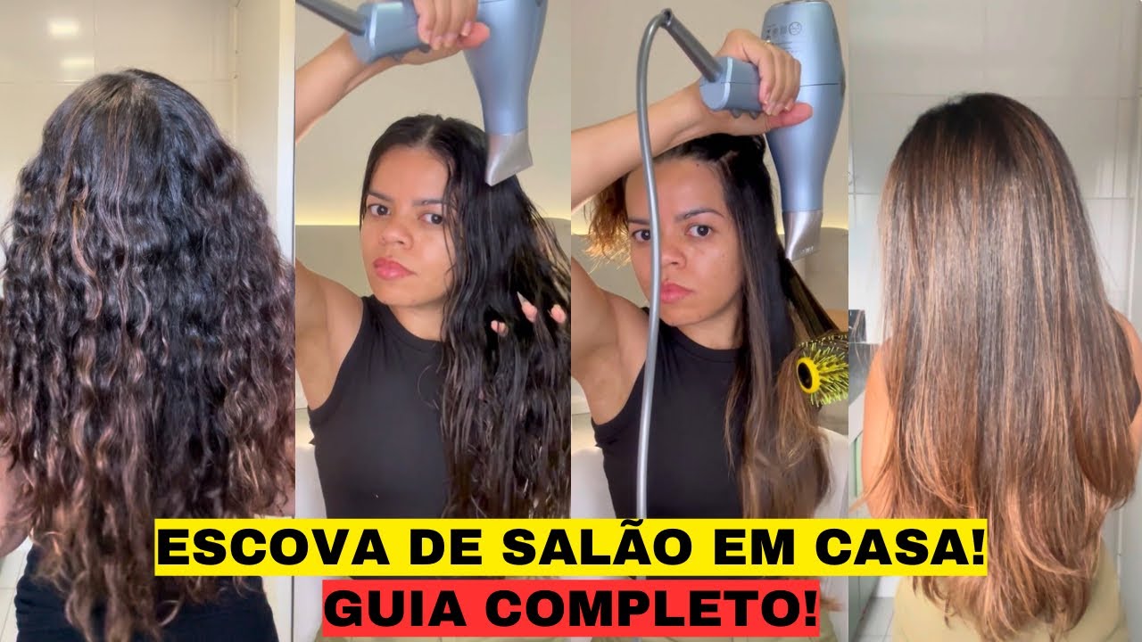 COMO ESCOVAR O CABELO EM CASA  POR Jessica Nevile