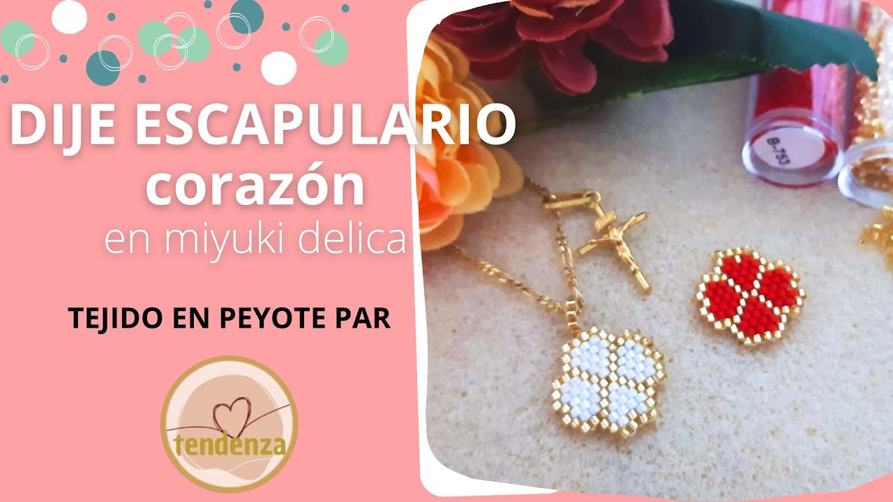 Cómo hacer un dije de TREBOL CON MIYUKI | ¡Gustan mucho y ESTÁN EN TENDENCIA!