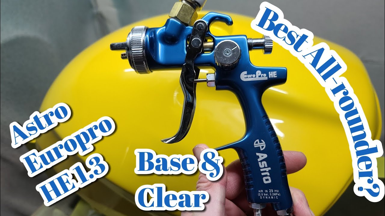 Astro Europro HE 1.3, The Best All Round Astro Spray Gun For Base & Clear Coat