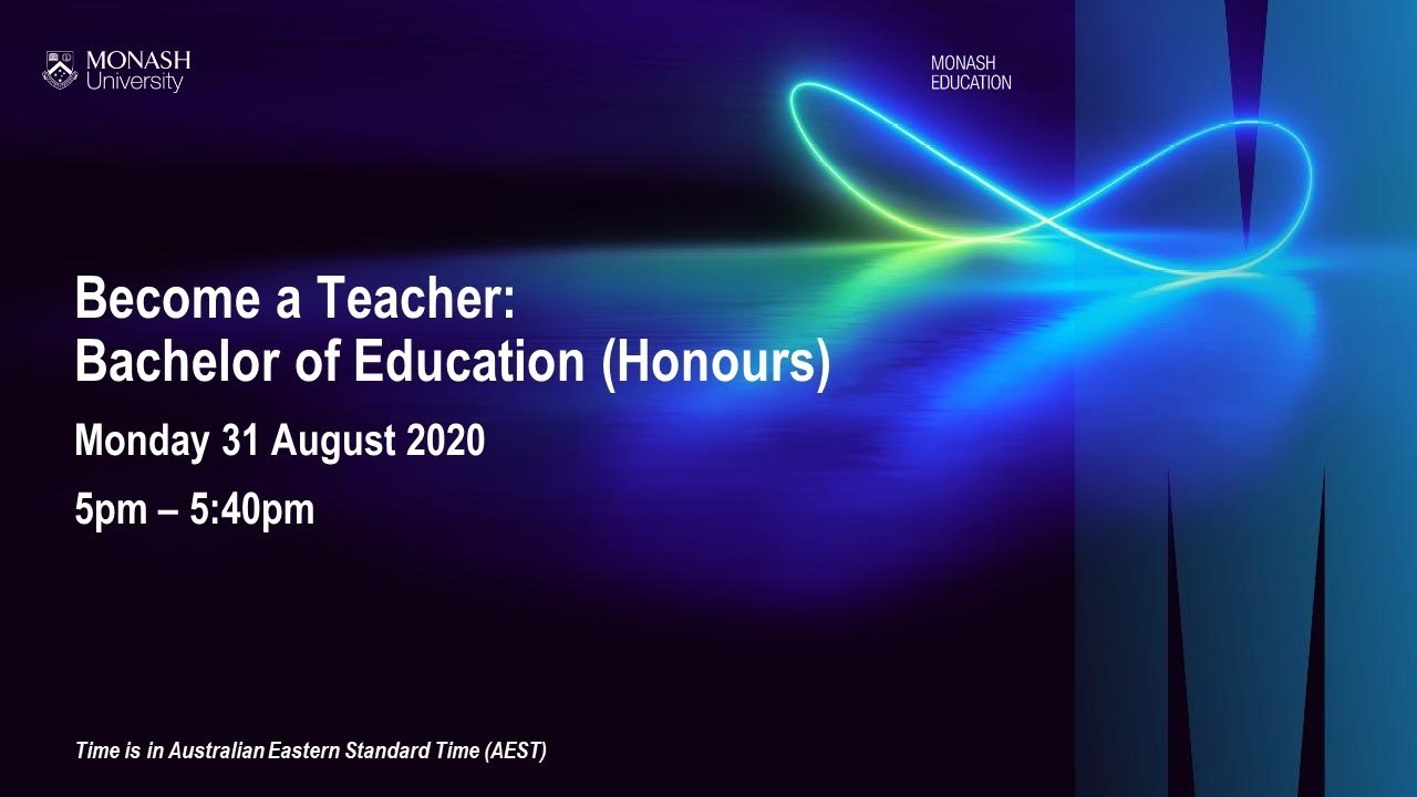 Become a Teacher: Bachelor of Education (Honours)