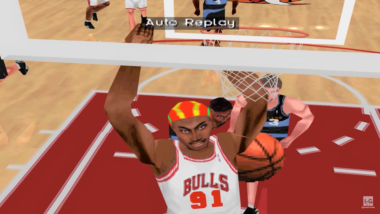 NBA Live 98 - PS1 Gameplay (4K60fps)