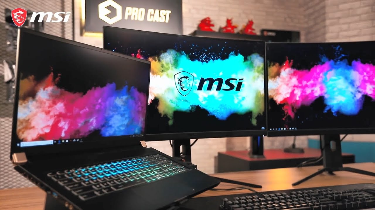 Jak podłączyć 2 monitory do laptopa - PORADNIK MSI
