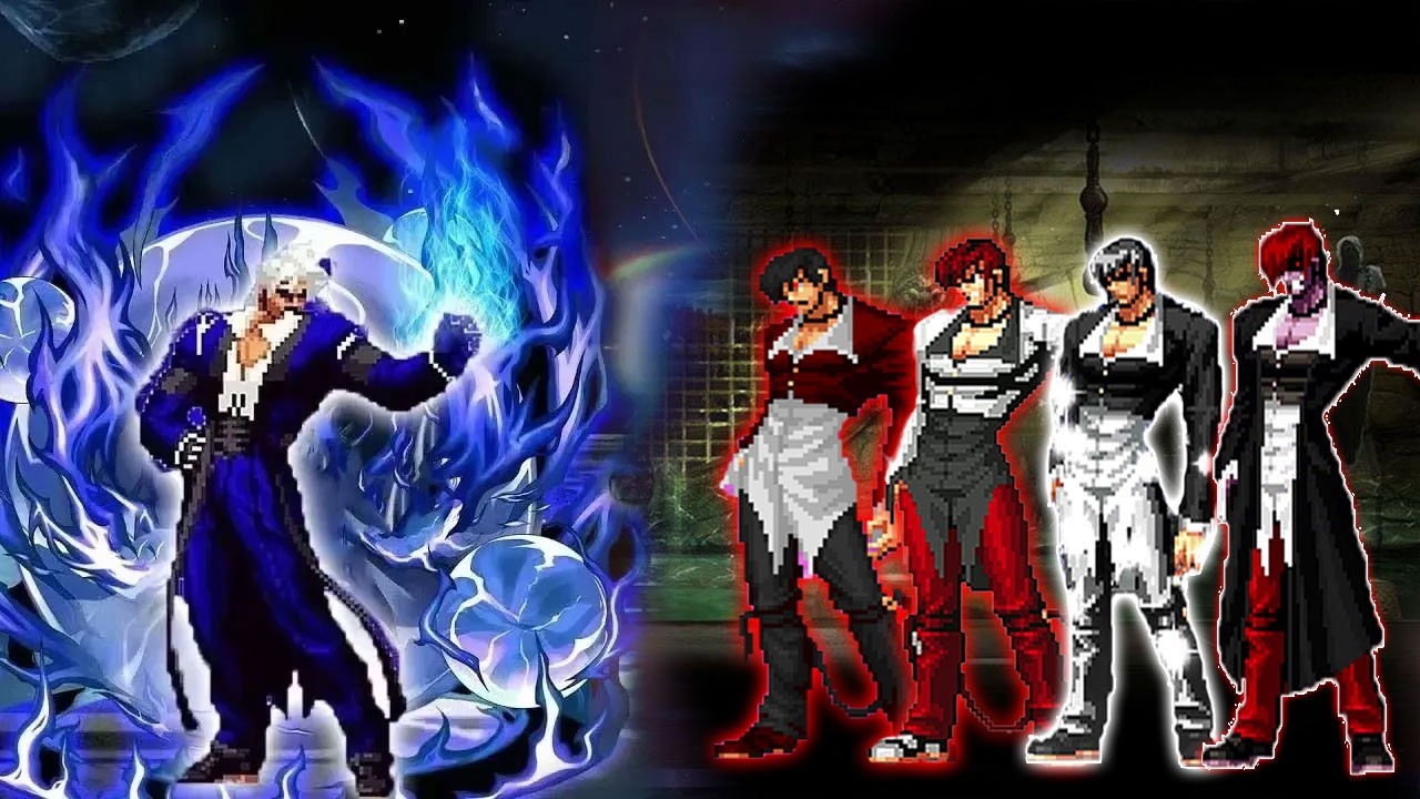 [Mugen KOF] Blue Flame Rugal Vs Iori Yagami QS  Team