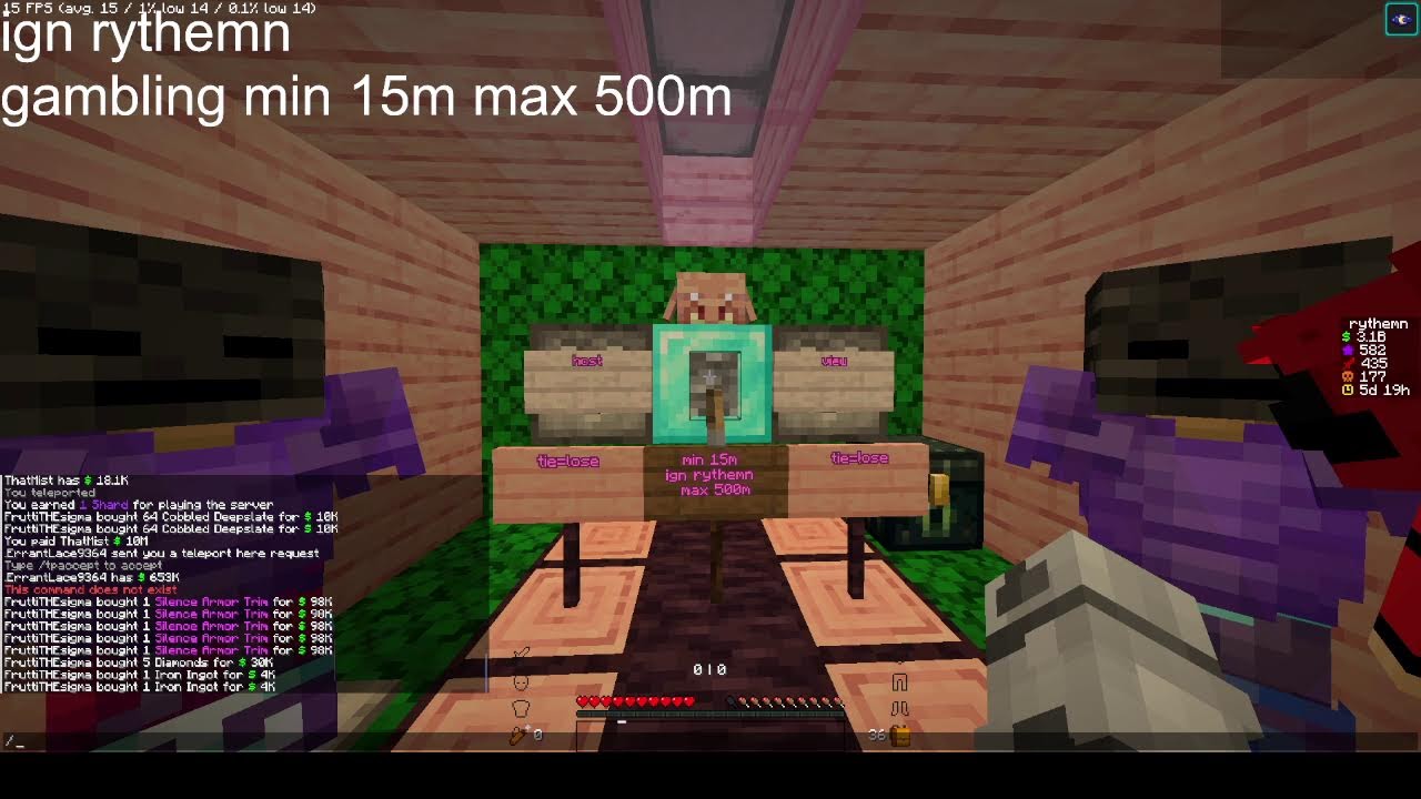 donutsmp live bounty stream 50m 10m per base