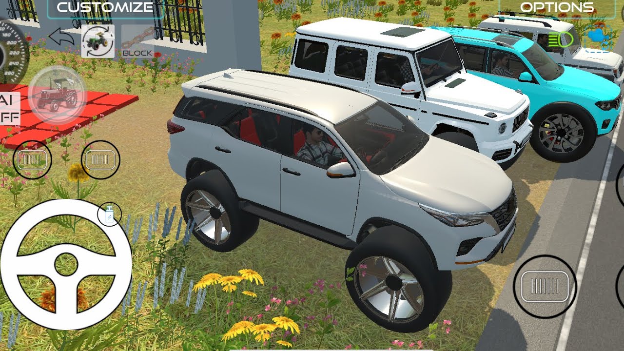 Drive Dumper and Unloading Stone From Dumper Truck in Game#fortuner #4x4#scorpio #thar #gameplaypt11