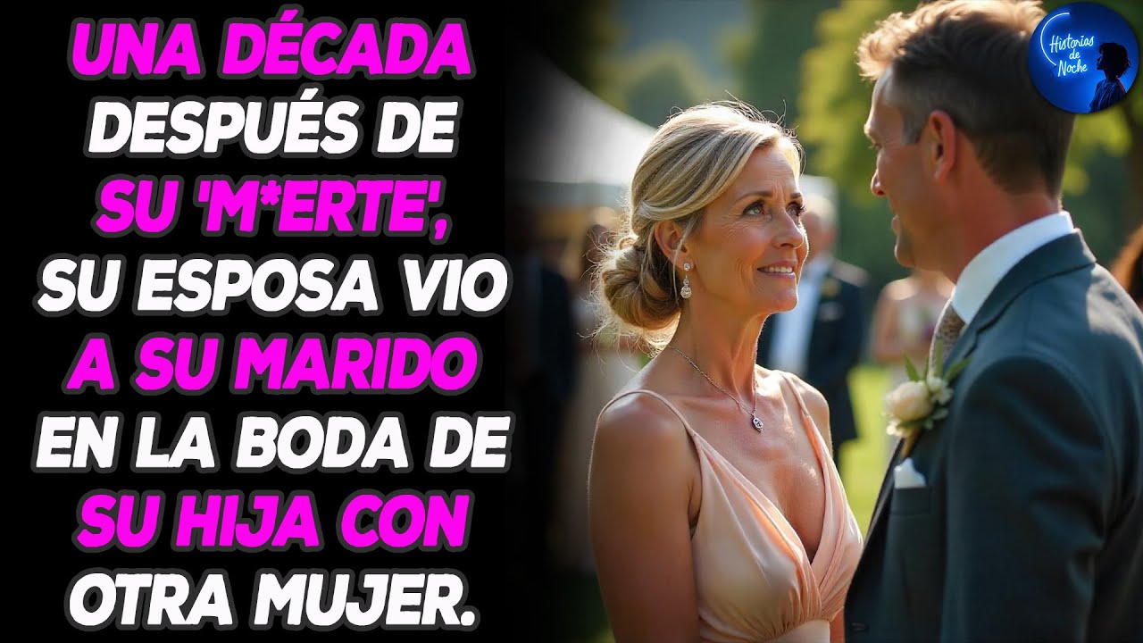 Una década después de su 'm*erte', su esposa vio a su marido en la boda de su hija con otra mujer