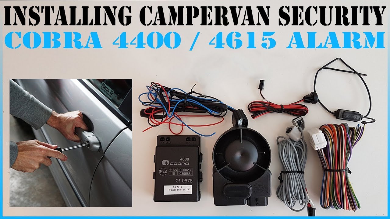 Campervan Security | Installing Cobra CANBUS Alarm 4615p / 4400 | VW T5 Transporter Vanlife
