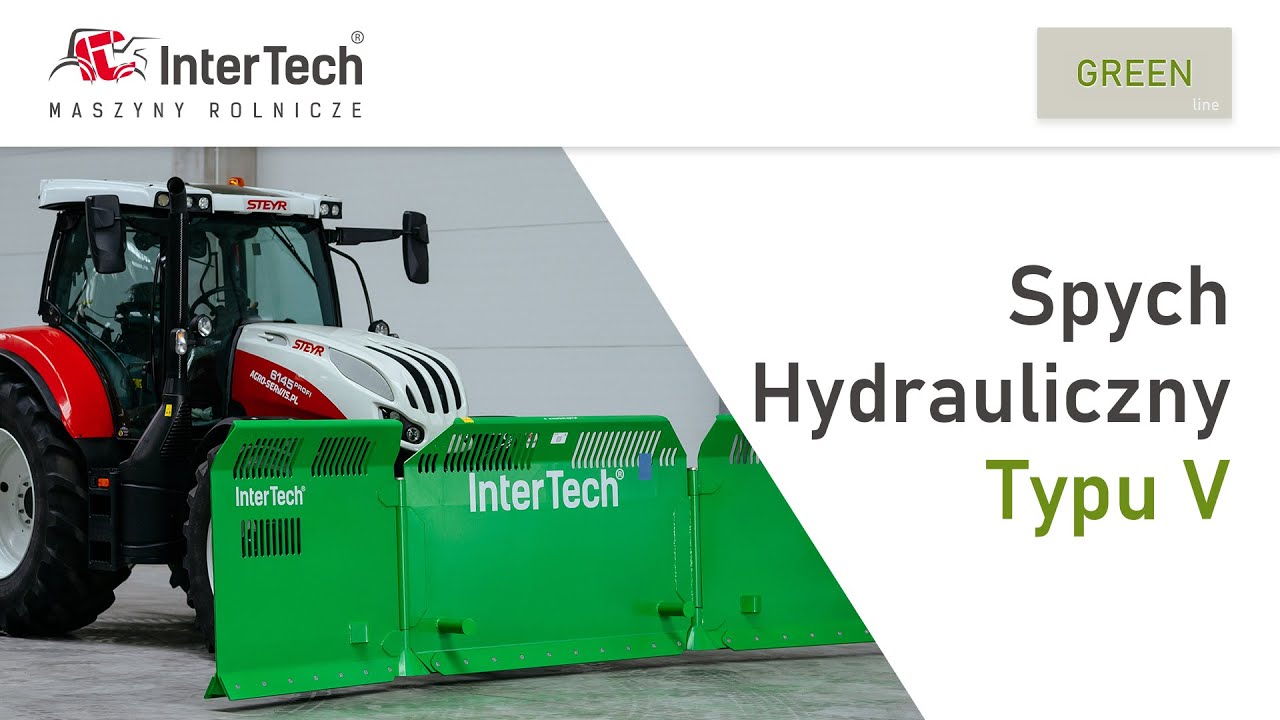 Spych Hydrauliczny do kukurydzy typu V - Najwyższy poziom kontroli i elastyczności w pracy.