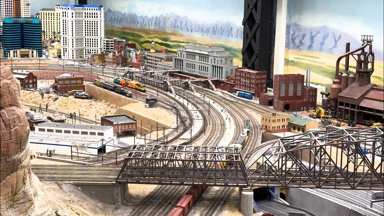 Large HO Scale Model Train Layout at the Miniatur Wunderland The USA Theme World