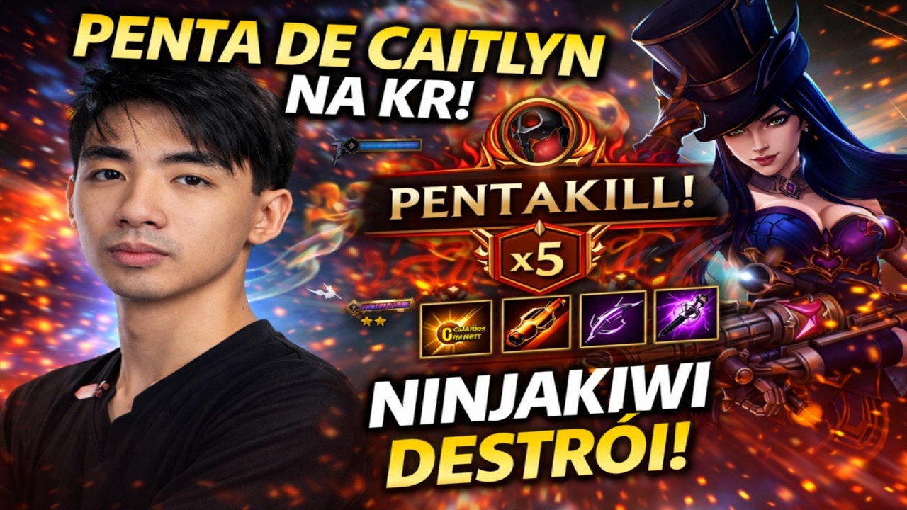 Peguei TOP 50 na KR SoloQ com esse PENTAKILL