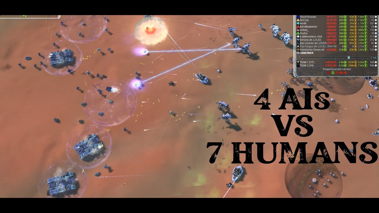 Project Dust - Multiplayer w/ LOUD Mod in Supreme Commander Forged Alliance