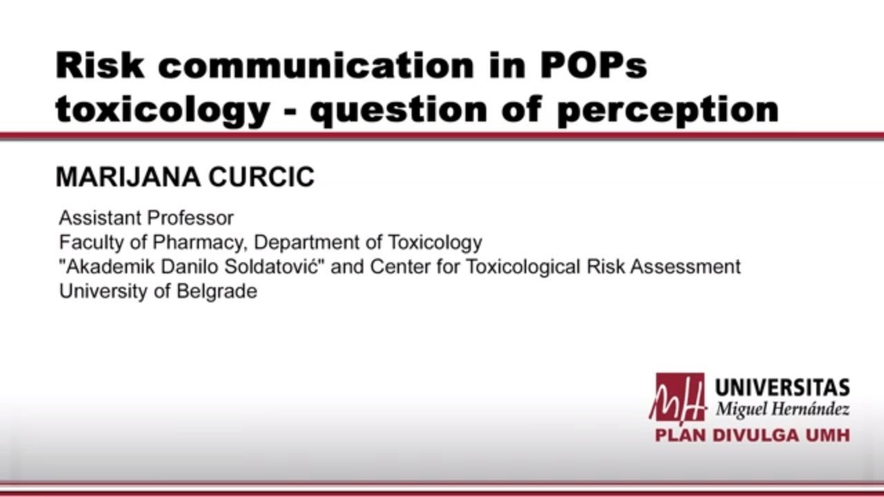 Risk communication in POPs toxicology - question of perception