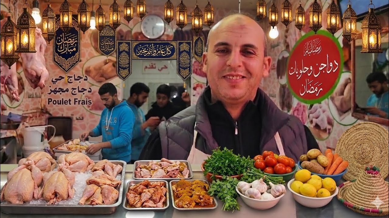 درنا واحد الجوله حي تقدم وكانت الاجواء اجواء رمضان وجدت واحد الطاجين ديال🥩 اللحم ذاك الشيء يا سلام