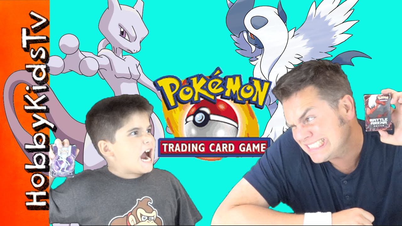 Pokemon Trading Card Game of Mega Mewtwo Vs Absol