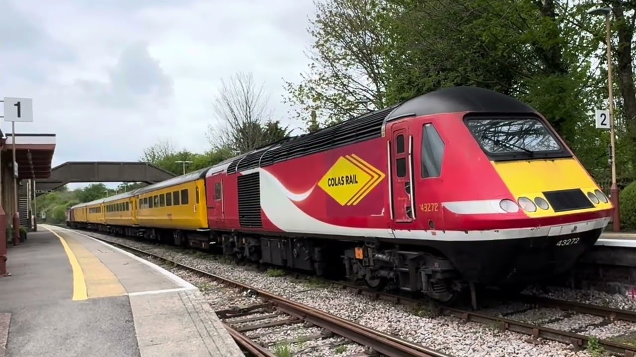 Colas Rail Class 43 hauled test train in Dorset - 23/04/2025