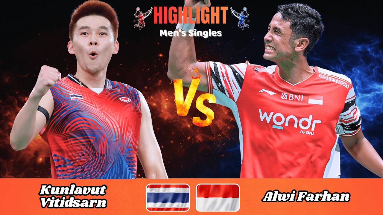 Men's Singles | Kunlavut Vitidsarn (THA) vs Alwi Farhan (INA) | Badminton 2026