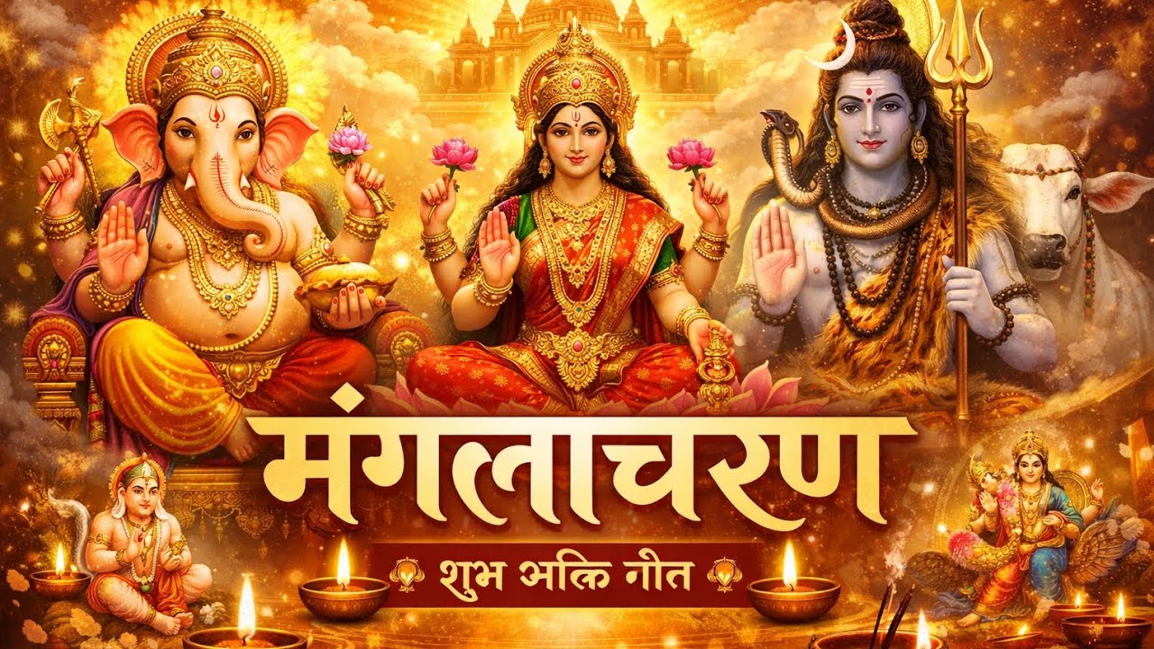 मंगलाचरण | श्री गणेश वंदना 🙏 लक्ष्मी माता & शिव स्तुति | शुभ कार्य प्रारंभ भजन 2026