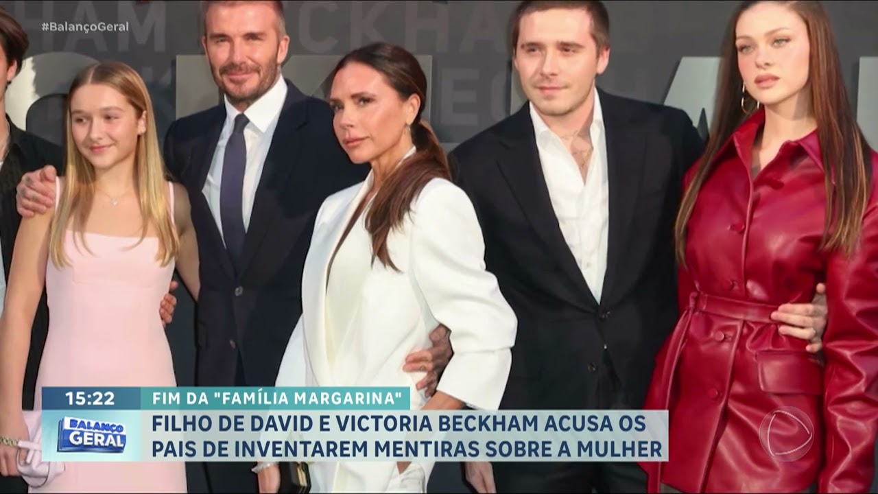 Filho de David e Victoria Beckham diz que os pais são teatrais e fingem na internet