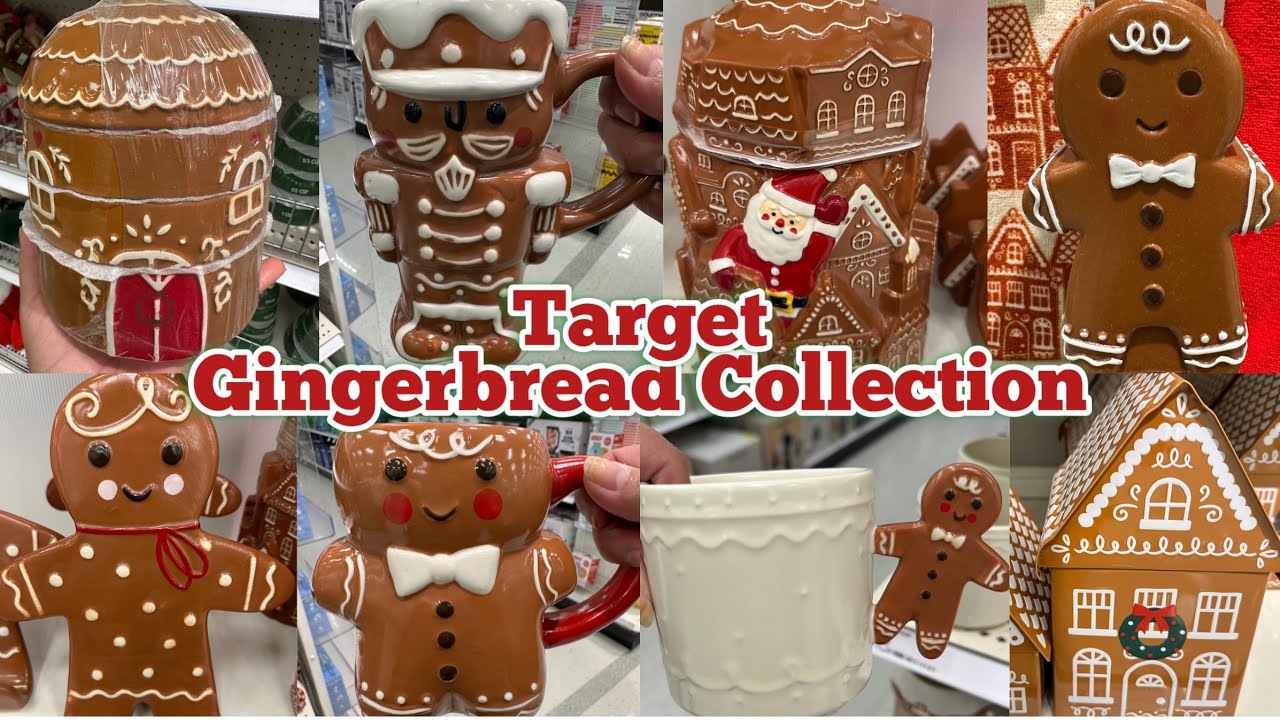 🎄 НОВАЯ коллекция пряников Target 2025 🎅 Очаровательные кружки, банки и тарелки!