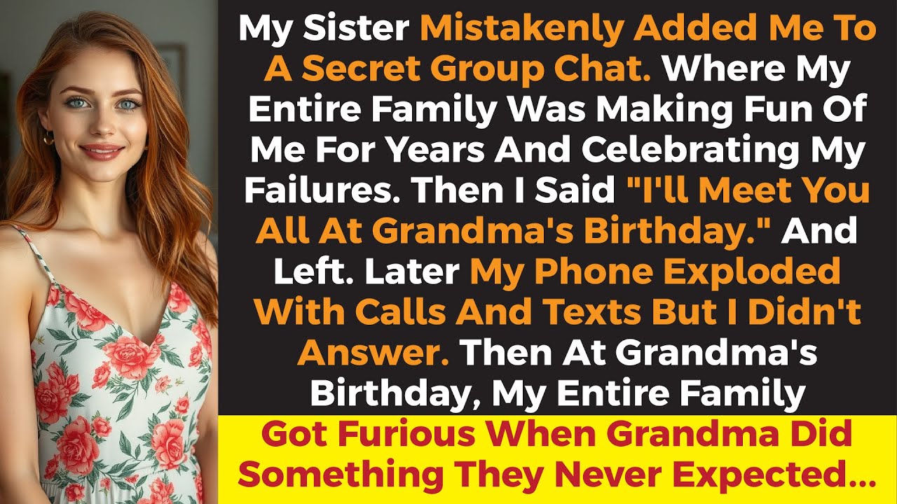 I Found My Family's Secret Chat Where They Celebrated My Failures. Then Grandma Made Them Regret...