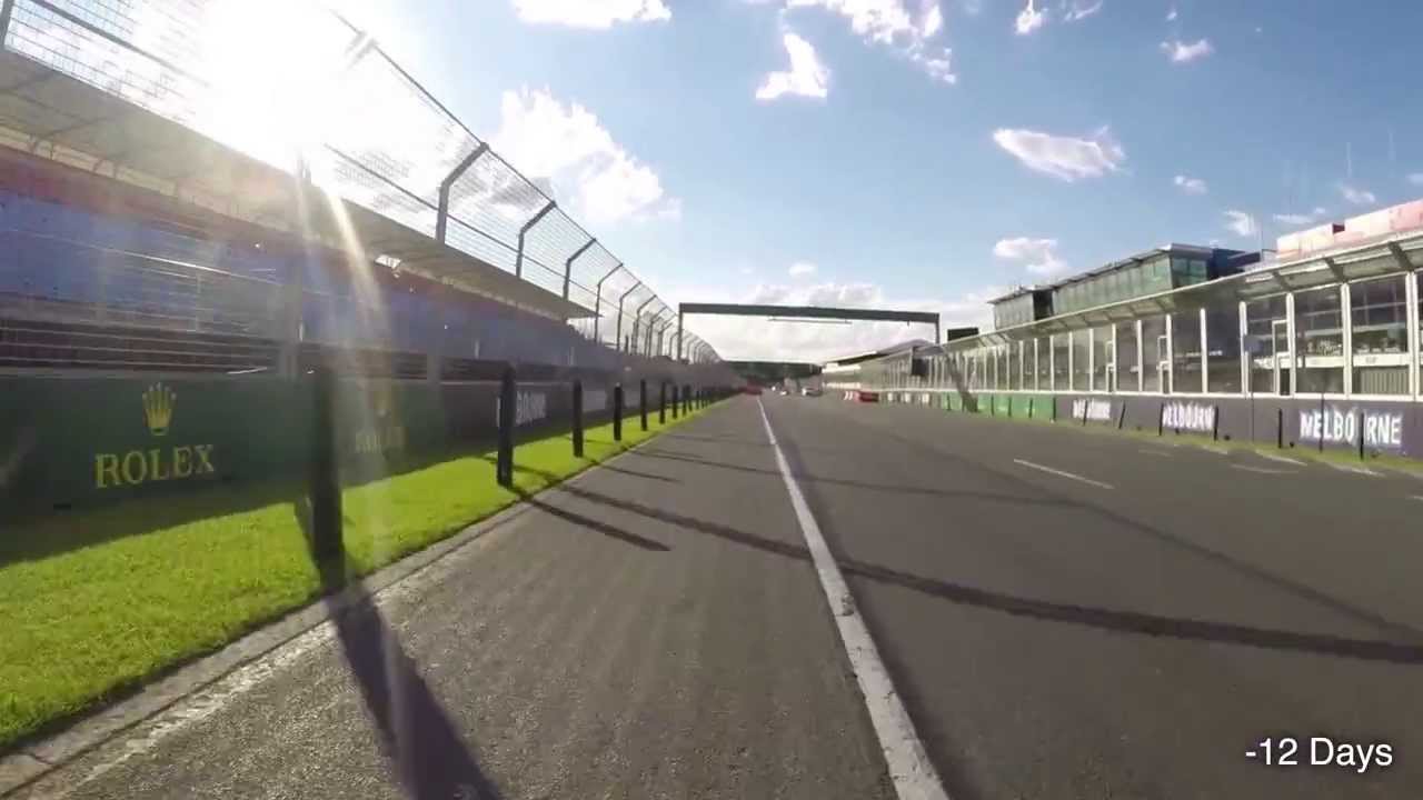 Transformation of the Australian Grand Prix Circuit