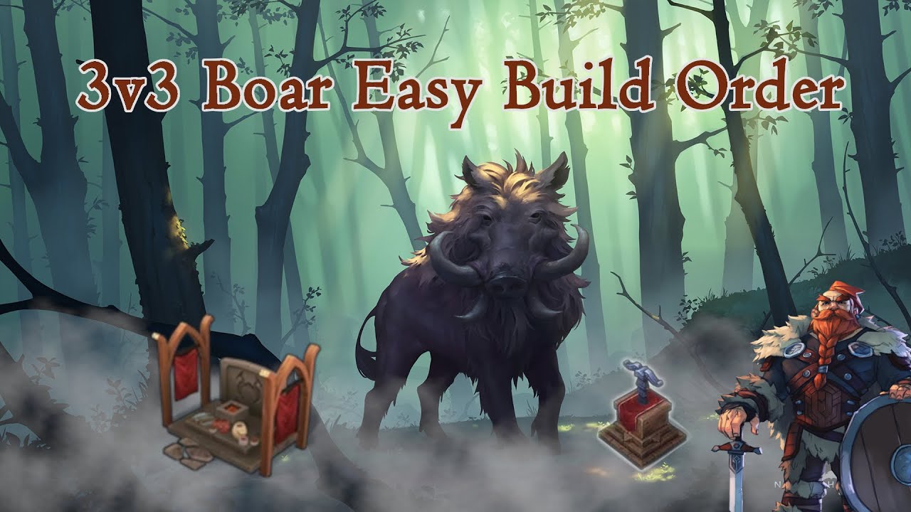 Northgard Gameplay - 3v3 Recovery Boar