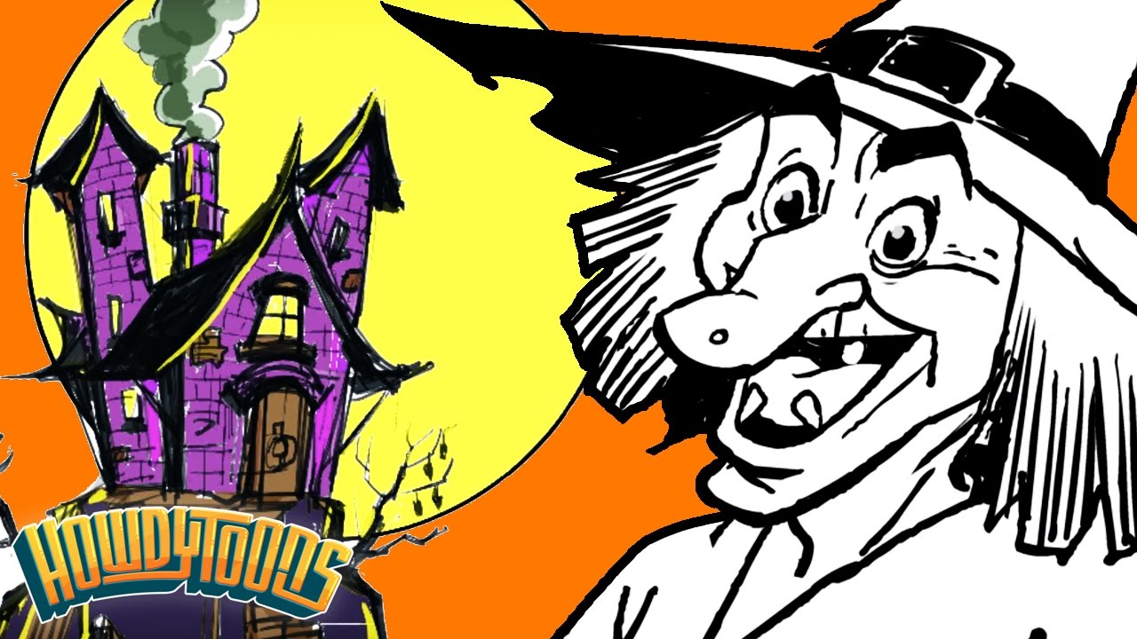 I'm A Crazy Witch Animatic - Halloween Songs for Kids from Howdytoons