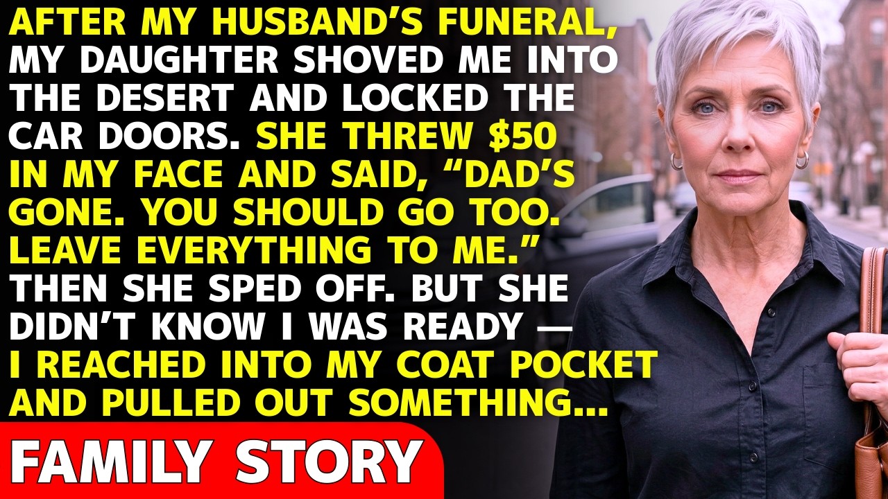 After My Husband’s Funeral, My Daughter Left Me In The Desert And Said, “This Is The End For You”