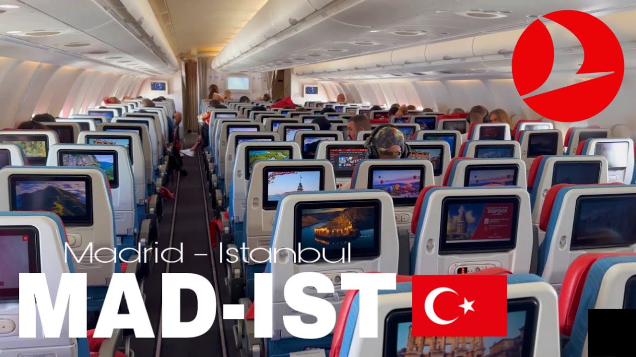 Turkish Airlines 🇹🇷 Airbus A330 | Madrid - Istanbul ✈