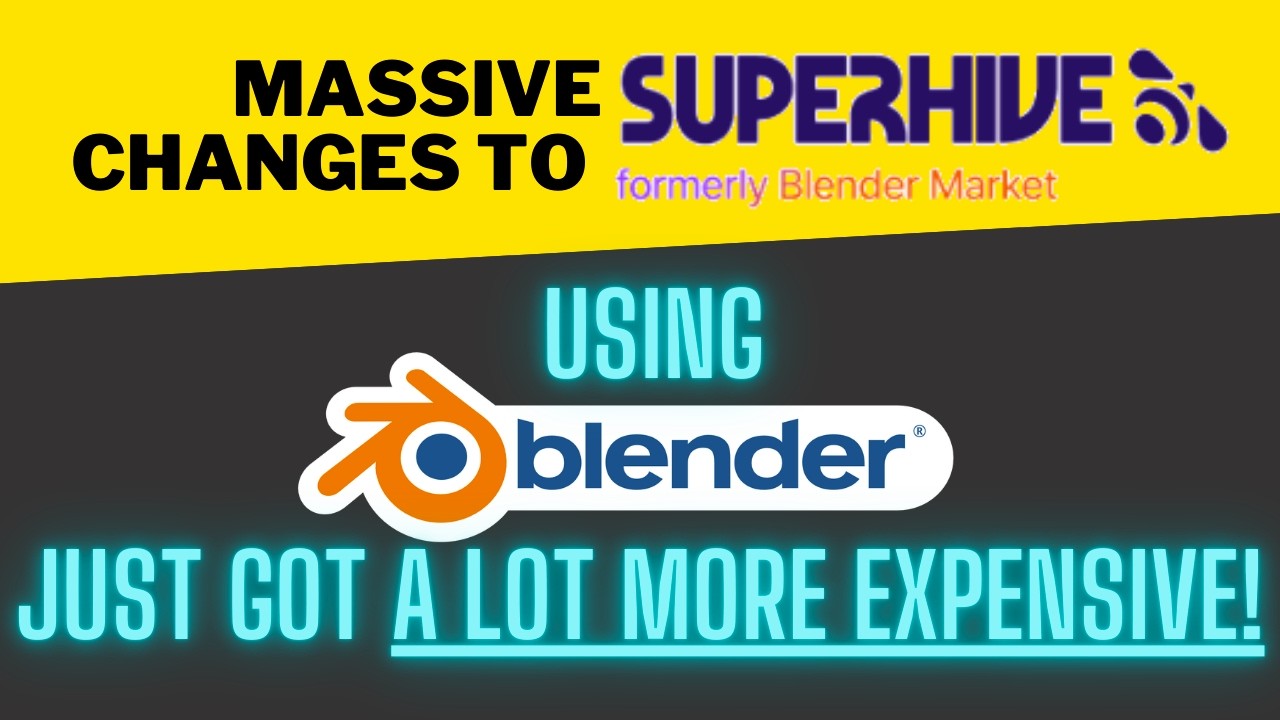 Использование Blender стало намного дороже &mdash; масштабные изменения на рынке Superhive.