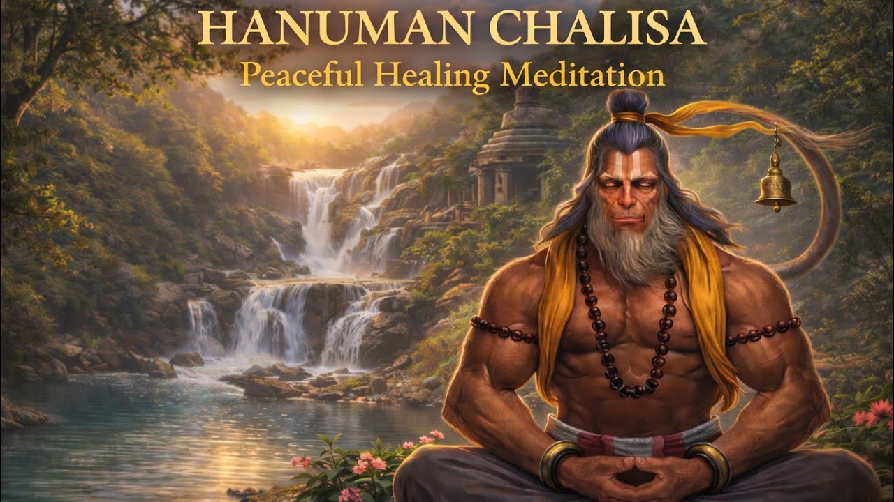 “Hanuman Chalisa 🕉️ | Ultra Healing Meditation for Inner Peace & Protection”